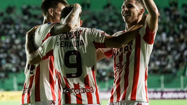 Daniel Juárez festeja en la histórica victoria de Unión&nbsp;