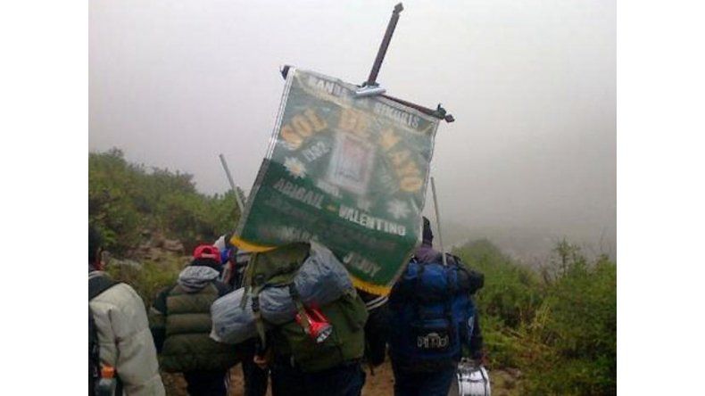 Peregrinos en el cerro