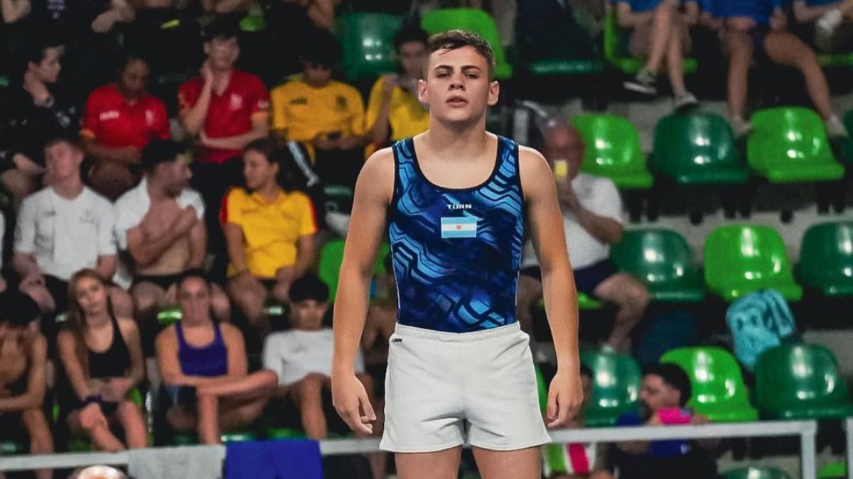 El jujeño Santiago Ferrari ganó el premio Olimpia de Plata en Gimnasia