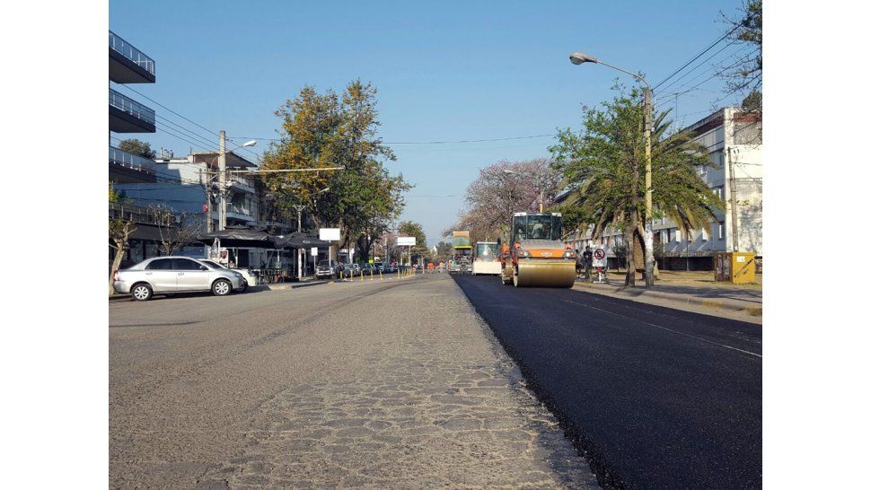 Avenida Córdoba: repavimentada