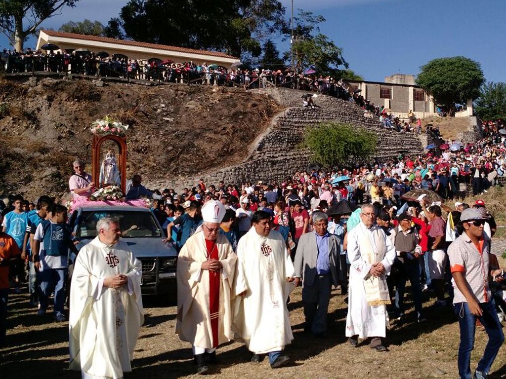 Llegada de la Virgen al templete