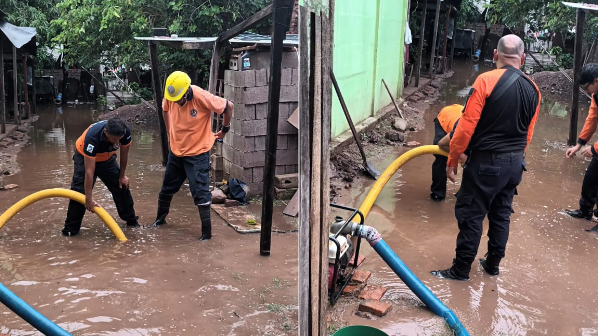 Trabajos en Caimancito.