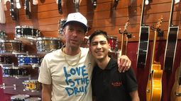 Chris Martin estuvo recorriendo algunos puntos de Buenos Aires.