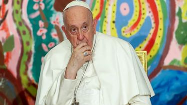 El papa Francisco canceló sus audiencias por un cuadro de fiebre.