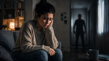 Violencia de género (imagen creada con IA). Violencia de género (imagen creada con IA).