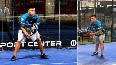 un jujeno clasifico al nacional de padel y vende rifas para poder viajar a competir