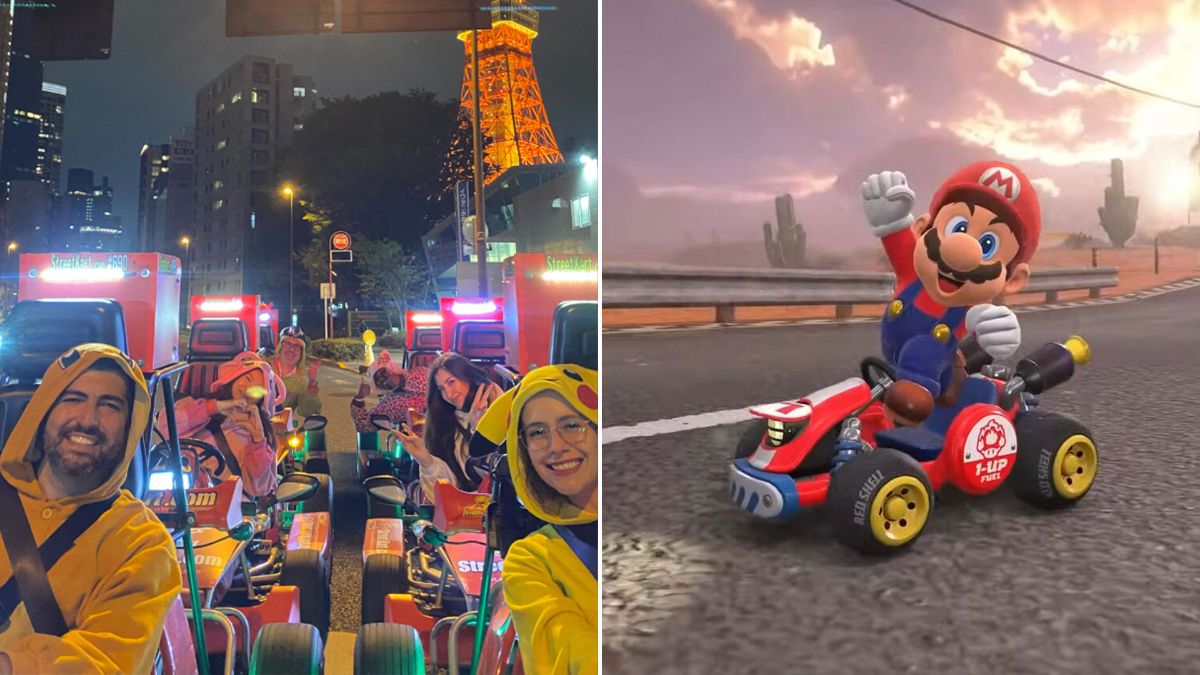 Tokio y el fenómeno de los karts: los turistas pueden jugar Mario Kart en el tráfico real.
