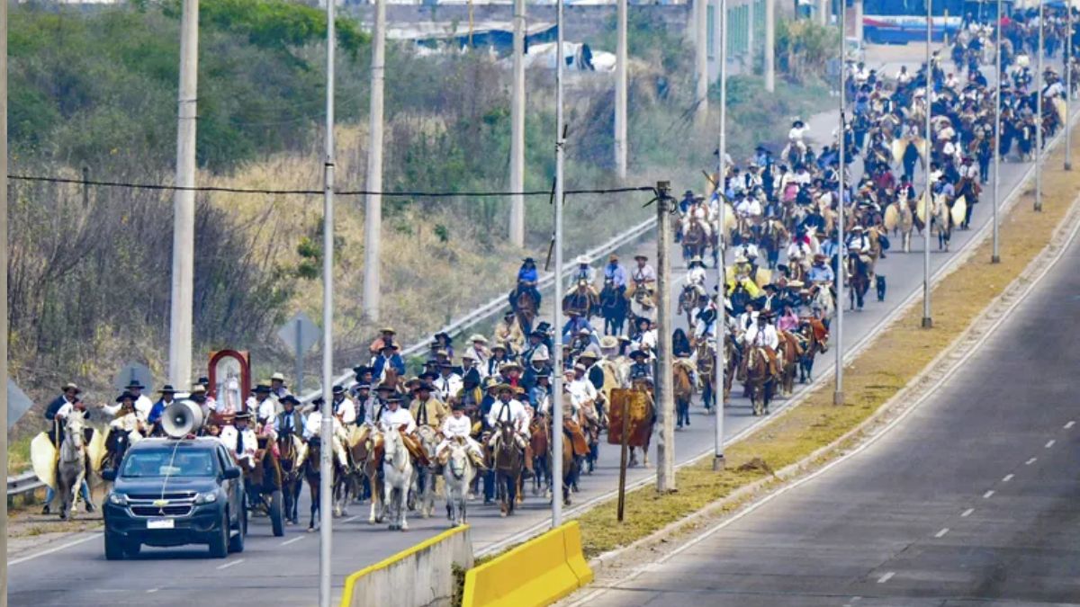 Más de 1.200 gauchos peregrinarán el sábado a Río Blanco&nbsp; (Archivo)