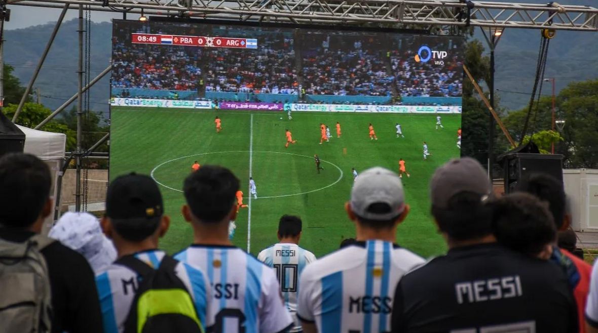 el partido de argentina se podra ver en ciudad cultural