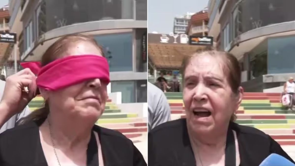 &nbsp;La mujer, quien llegó con los&nbsp;ojos vendados, fue conducida cuidadosamente hasta la orilla del mar y cumplió su sueño.
