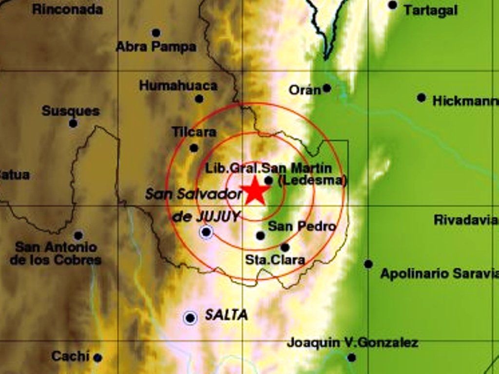 Epicentro del sismo