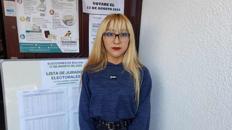 Yuri Yandira Serrudo Fernández, representante del Tribunal Supremo Electoral de Bolivia en Jujuy