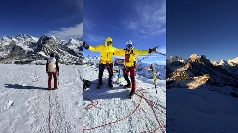 Orgullo juje&ntilde;o: tres monta&ntilde;istas hicieron cumbre a 6.470 metros en el Himalaya