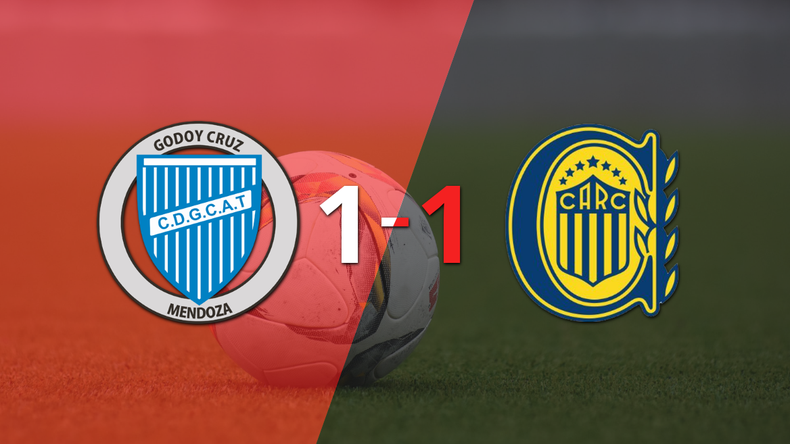 Godoy Cruz y Rosario Central igualaron 1 a 1