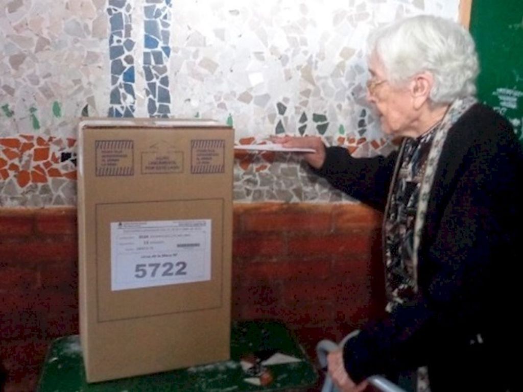 Mujer de 102 años