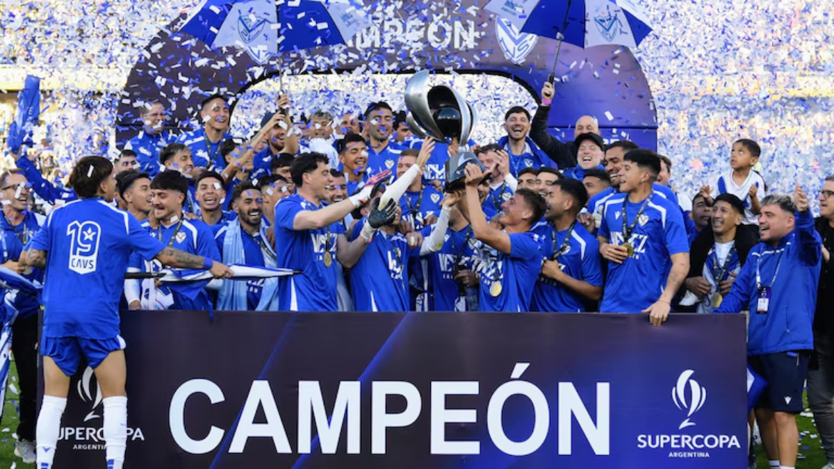 Vélez campeón de la Supercopa Argentina