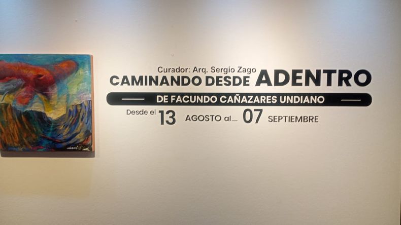 Facundo Cañazares inauguró su muestra en Culturarte