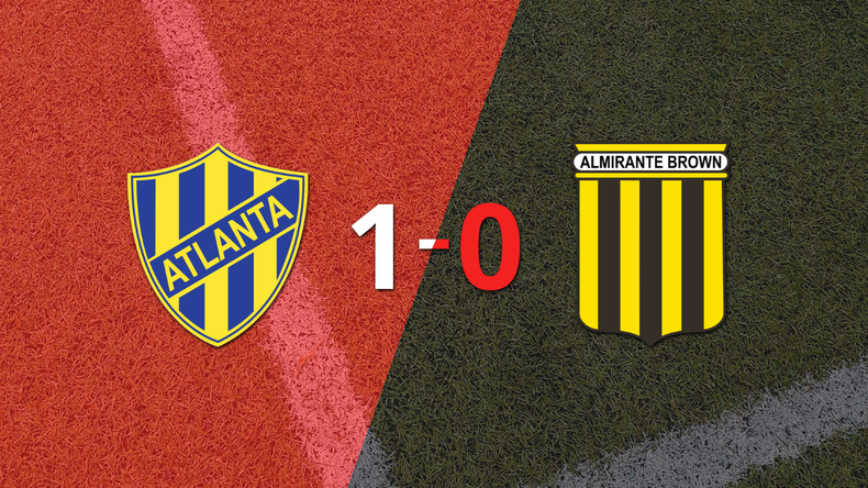 Atlanta derrotó 1-0 a Almirante Brown