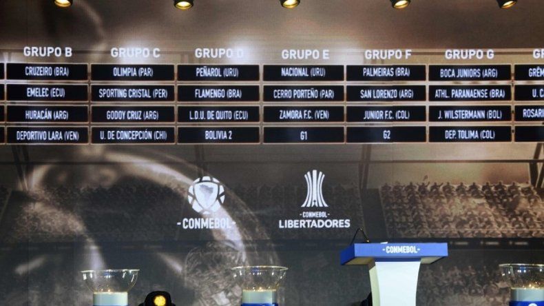 Se sortearon los grupos de la Copa Libertadores 2019: así quedaron los argentinos