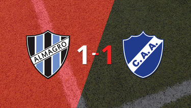 Almagro no pudo en casa ante Alvarado y empataron 1-1
