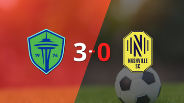 Seattle Sounders le pasó por encima 3-0 a Nashville SC