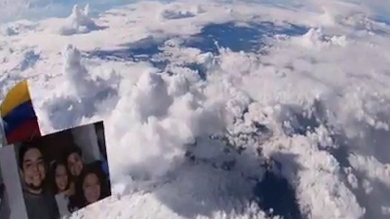At&oacute; una c&aacute;mara a un globo de helio y logr&oacute; un incre&iacute;ble video