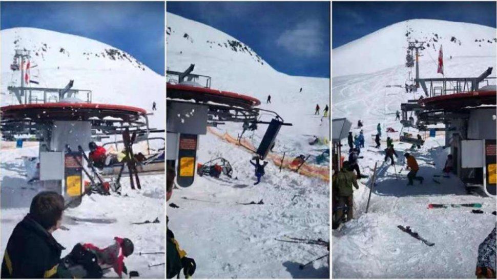 Telesilla endiablada: se rompió y causó destrozos 