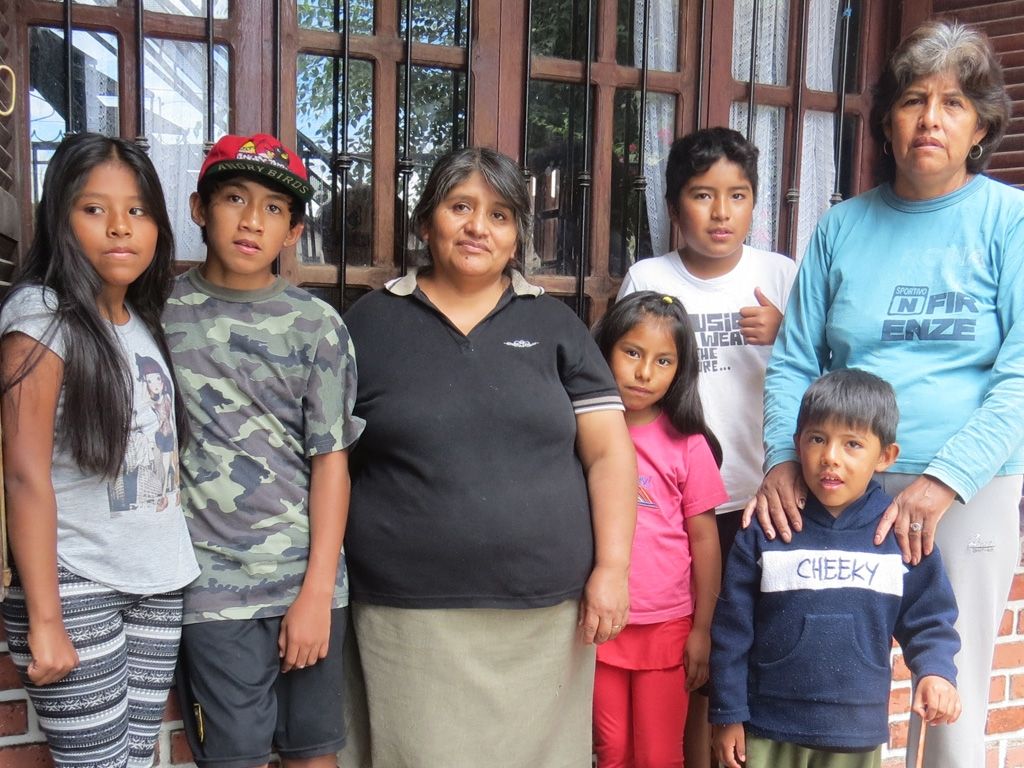 Cristian Rodriguez y familia