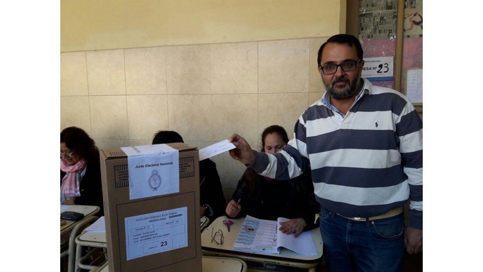 Votó Lisandro Aguiar