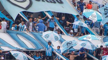 Banderazode hinchas de Gimnasia de Jujuy&nbsp;