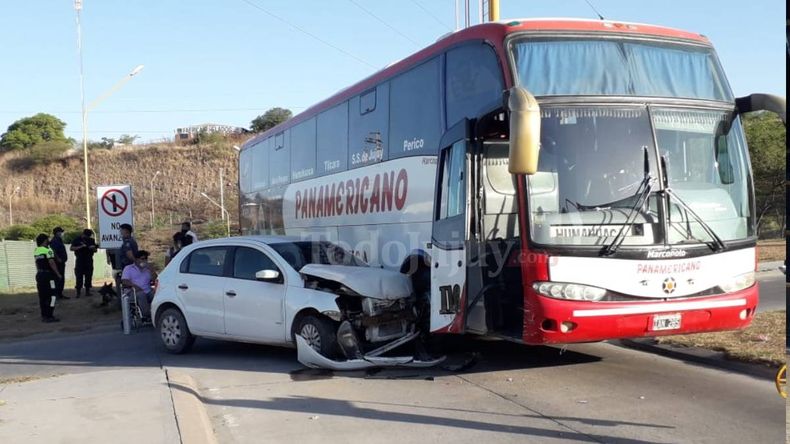 Accidente en la terminal dejó un herido