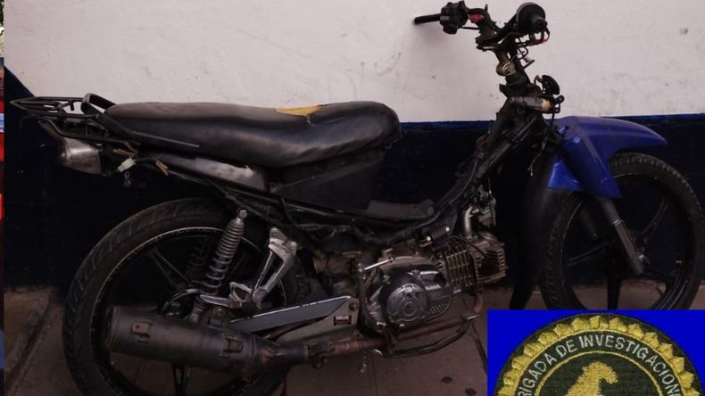 Recuperan moto robada en San Pedro