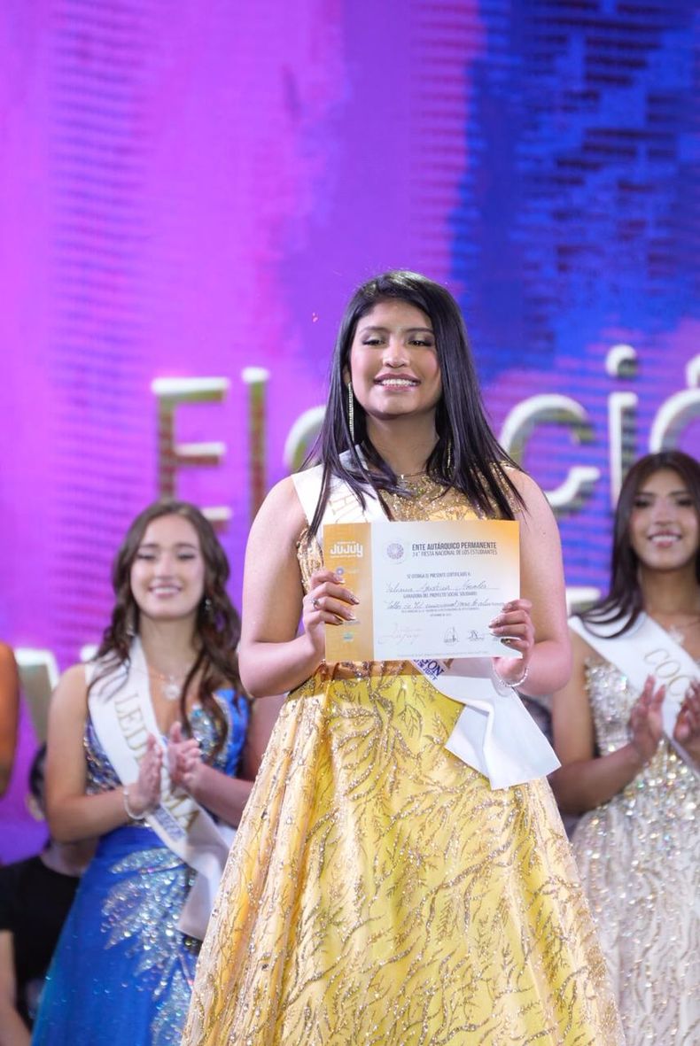 Yuliana Agustina Morales, representante del departamento Humahuaca