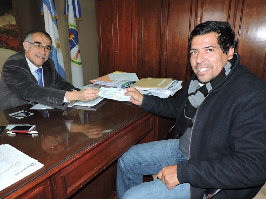 Entrega del cheque