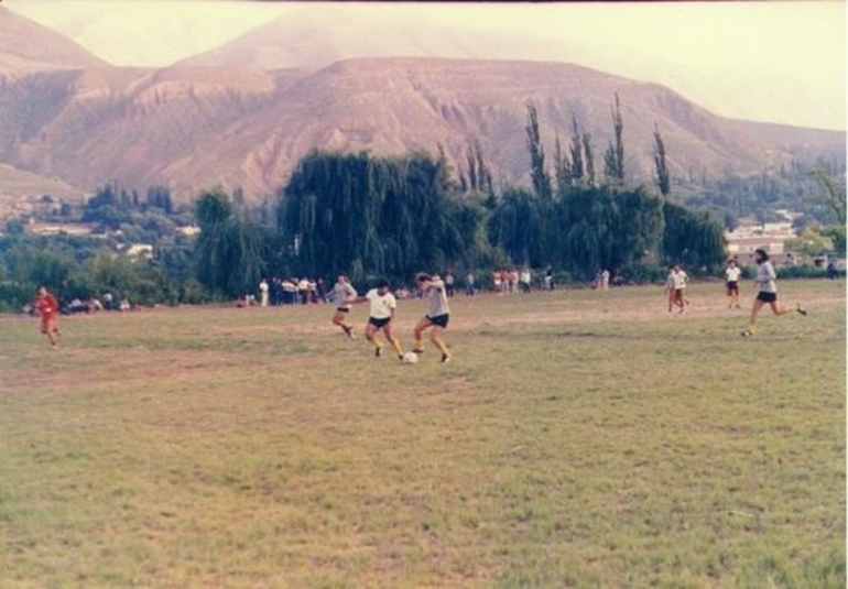Jugadores de la selección de 1986 en Tilcara