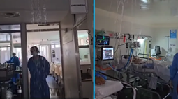 Se rompió un caño y se inundó el hospital de Orán