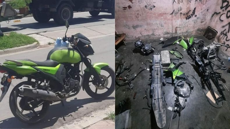San Salvador de Jujuy: robaron una moto y la desarmaron