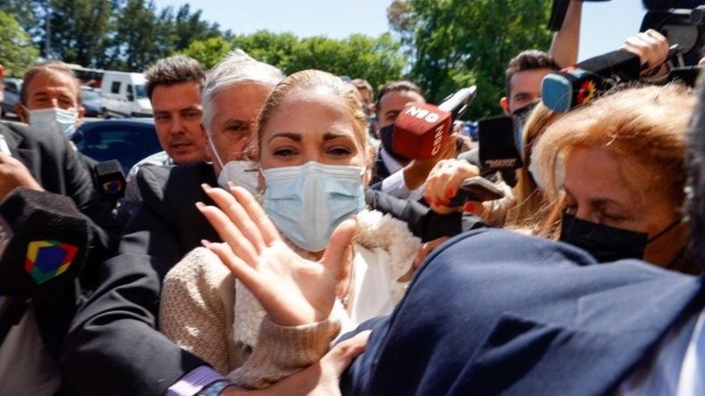 Mavys Álvarez se presentó a declarar en la causa por trata de personas.&nbsp;