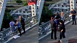 Bon Jovi evitó que una mujer saltara de un puente.