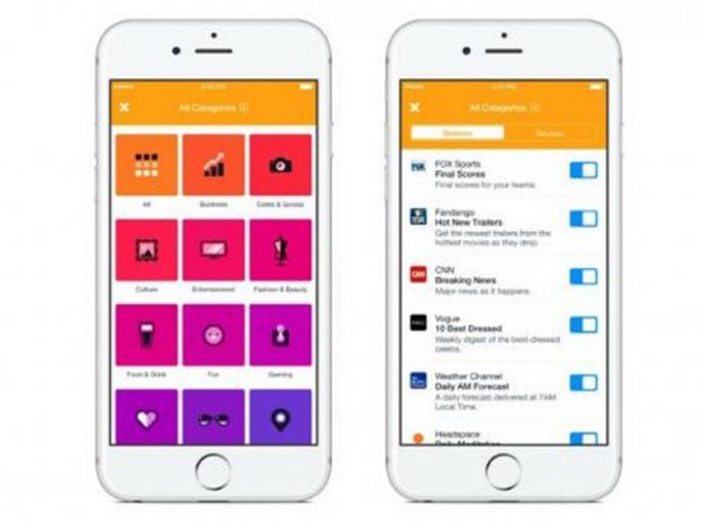 Facebook lanzó Notify