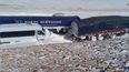 una combi con argentinos quedo varada por la nieve en el paso de jama