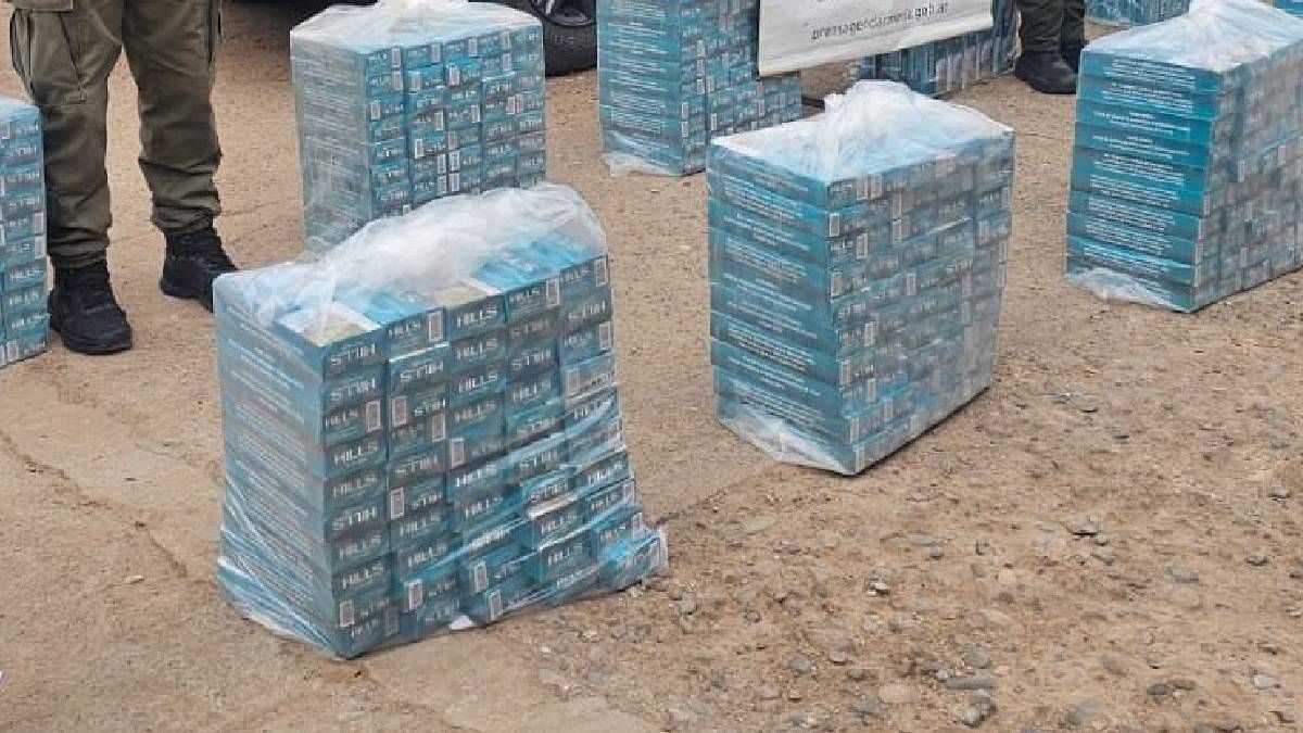 Gendarmería incautó 20.000 paquetes de cigarrillos en San Pedro de Jujuy