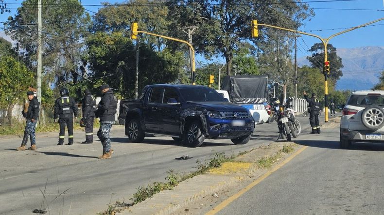 Accidente de tránsito en avenida Balbín, en la entrada a Campo Verde