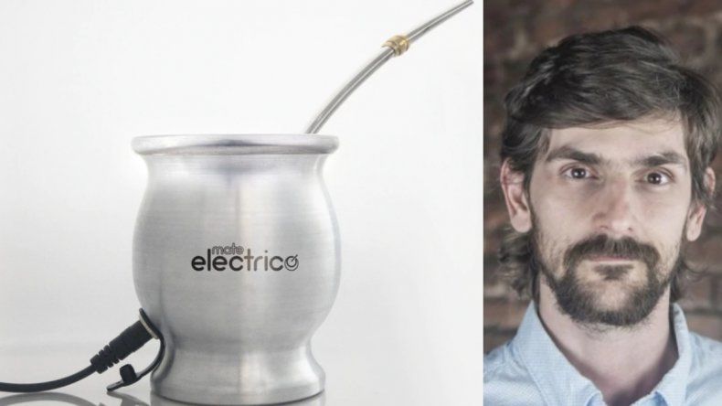 ¡Bien argento! Creó un mate electrónico para que la yerba no se lave ni se enfríe