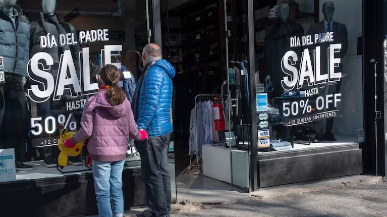 Las ventas por el Día del Padre cayeron 1,7%