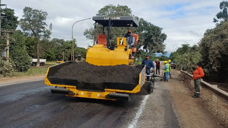 Repavimentaron un tramo clave de la Ruta 34 en Puente Sora