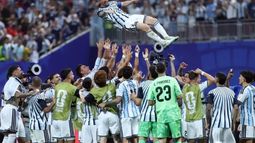 Messi se retiró de la Selección y recibió una lluvia de mensajes de sus compañeros.&nbsp;