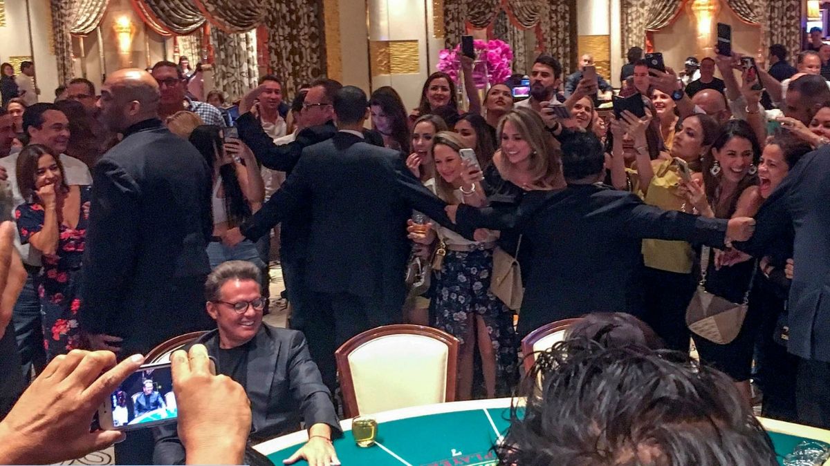 Luis Miguel estuvo en Las Vegas e hizo delirar a sus fans