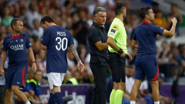 El DT del PSG habló ante la prensa acerca de la situación que involucra a Lionel Messi.