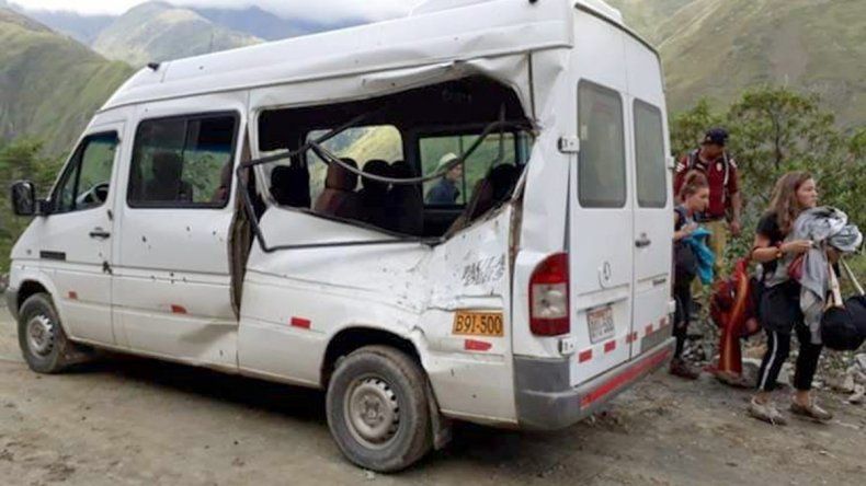 Una argentina murió en Perú cuando una piedra cayó en la camioneta donde viajaba